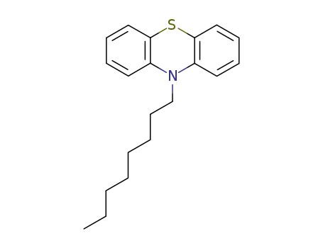 Molecular Structure of 38076-72-1 (10H-Phenothiazine, 10-octyl-)