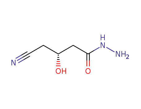 (R)-4-cyano-3-hydroxybutyric acid hydrazide