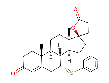 3-oxo-17α-pregna-4-ene-7α-(phenylthia)-21,17-carbolactone