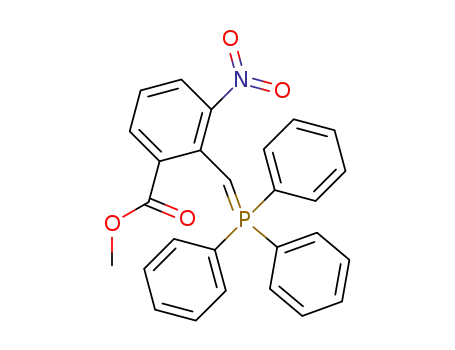 3-nitro-2-[(triphenyl-λ5-phosphanylidene)-methyl]-benzoic acid methyl ester