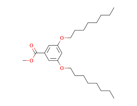 Molecular Structure of 87963-84-6 (Benzoic acid, 3,5-bis(octyloxy)-, methyl ester)