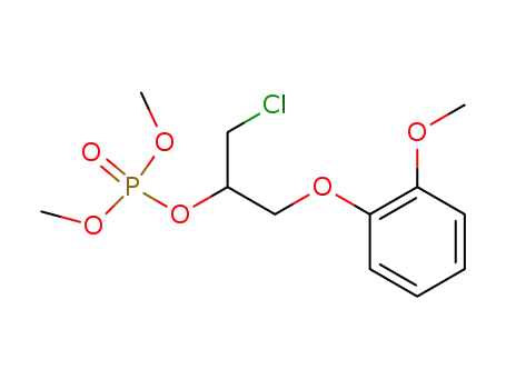 3-Chloro-1-(2-methoxyphenoxy)propan-2-yl dimethyl phosphate