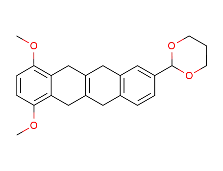7,10-dimethoxy-5,6,11,12-tetrahydro-2-naphthacenecarbaldehyde 1,3-propylene acetal