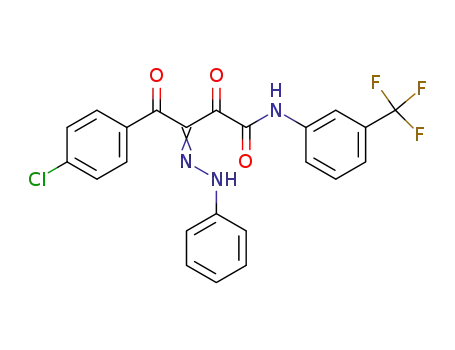 4-(4-chloro-phenyl)-2,4-dioxo-3-(phenyl-hydrazono)-N-(3-trifluoromethyl-phenyl)-butyramide