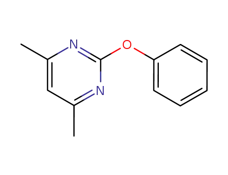 Molecular Structure of 7220-71-5 (Pyrimidine, 4,6-dimethyl-2-phenoxy-)