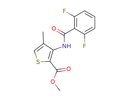 3-(2,6-difluoro-benzylamino)-4-methyl-thiophene-2-carboxylic acid methyl ester