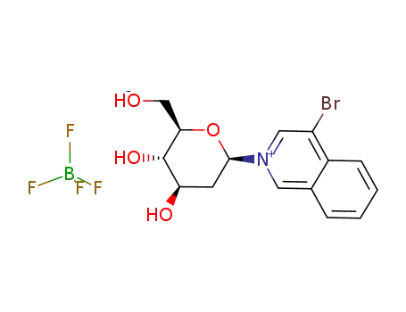 2-deoxy-β-D-arabino-hexopyranosyl 4'-bromoisoquinolinium tetrafluoroborate