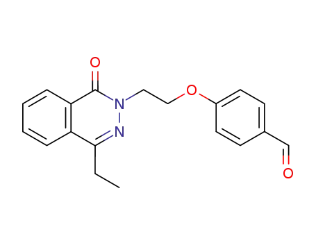 Molecular Structure of 214282-16-3 (Benzaldehyde, 4-[2-(4-ethyl-1-oxo-2(1H)-phthalazinyl)ethoxy]-)