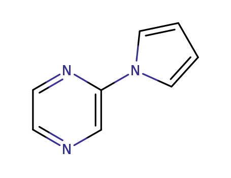 Molecular Structure of 50966-75-1 (2-(1H-PYRROL-1-YL)PYRAZINE)