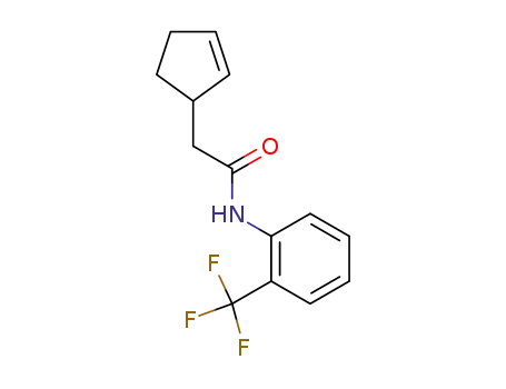2-cyclopent-2-enyl-N-(2-trifluoromethyl-phenyl)-acetamide