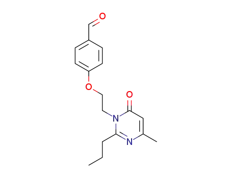 4-[2-[4-methyl-2-propyl-6-oxo-1,6-dihydropyrimidin-1-yl]ethoxy]benzaldehyde