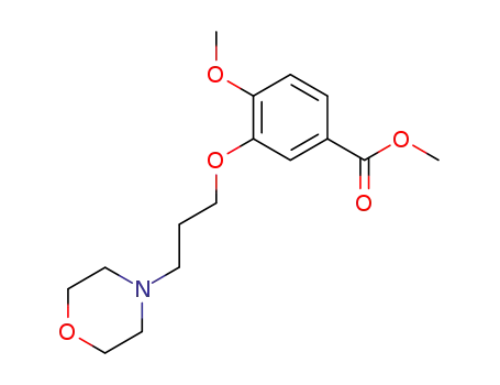 4-methoxy-5-[3-(4-morpholinyl)propoxy]benzoic acid methyl ester