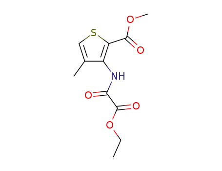3-(ethoxyoxalylamino)-4-methylthiophene-2-carboxylic acid methyl ester