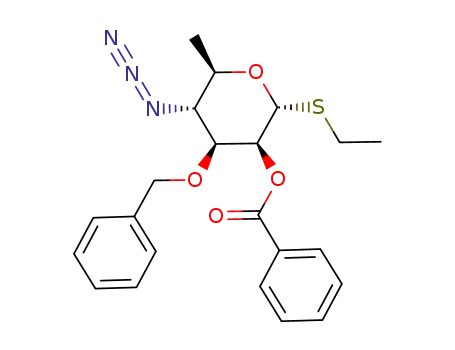 ethyl 4-azido-2-O-benzoyl-3-O-benzyl-4,6-dideoxy-1-thio-α-D-mannopyranoside