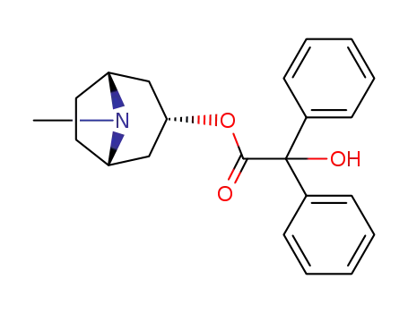 Molecular Structure of 3736-36-5 (Tropine benzilate)