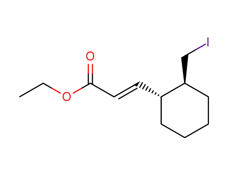 ethyl (+/-)-(2E)-3-[(1RS,2SR)-2-(iodomethyl)cyclohexyl]-2-propenoate
