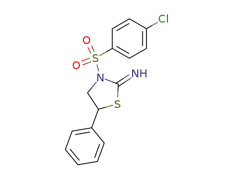 3-(p-chlorobenzenesulphonyl)-5-phenyl-2-iminothiazolidine