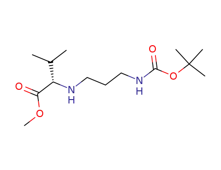 2-(3-tert-butoxycarbonylamino-propylamino)-3-methyl-butyric acid methyl ester