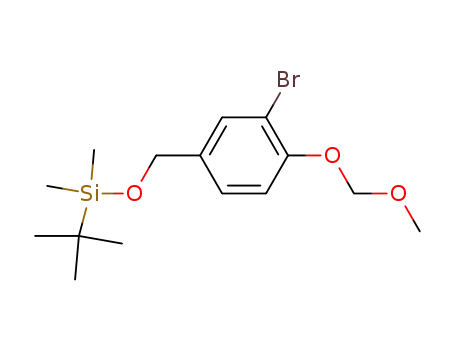 (3-bromo-4-methoxymethoxy-benzyloxy)-tert-butyl-dimethyl-silane