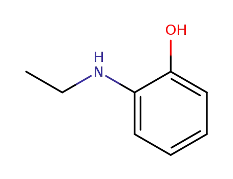 Molecular Structure of 614-70-0 (o-(ethylamino)phenol)