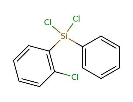 Molecular Structure of 36964-86-0 (Silane, dichloro(2-chlorophenyl)phenyl-)