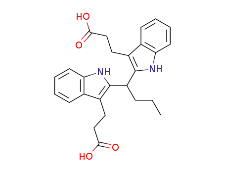 1,1-bis-(3-(carboxyethyl)-1H-indol-2-yl)-butane