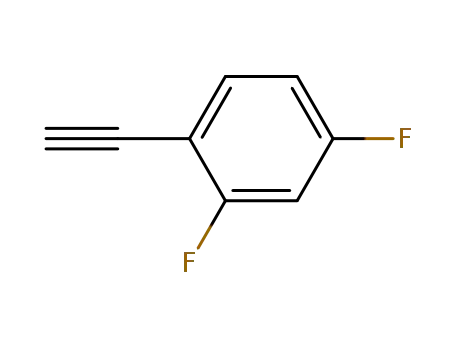 Molecular Structure of 302912-34-1 (1-ETHYNYL-2.4-DIFLUOROBENZENE  97)