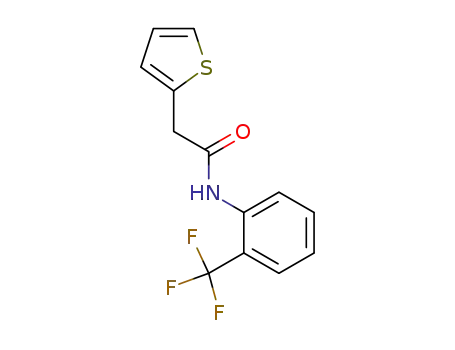 2-(thiophen-2-yl)-N-(2-(trifluoromethyl)phenyl)acetamide