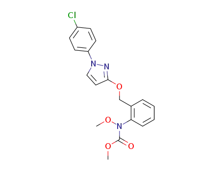 Molecular Structure of 175013-18-0 (Pyraclostrobine)