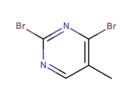 Pyrimidine, 2,4-dibromo-5-methyl- (9CI)