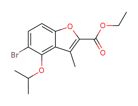 ethyl 5-bromo-4-isopropoxy-3-methyl-1-benzofuran-2-carboxylate