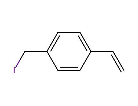 Molecular Structure of 45817-37-6 (Benzene, 1-ethenyl-4-(iodomethyl)-)