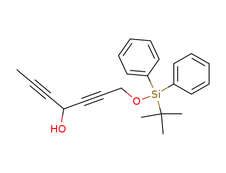 1-(tert-butyldiphenylsilanyloxy)hepta-2,5-diyn-4-ol