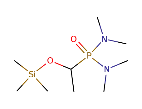 α-trimethylsilyloxyethyl-N,N,N',N'-tetramethylphosphondiamide