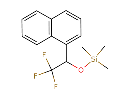 trimethyl(2,2,2-trifluoro-1-(naphthalen-1-yl)ethoxy)silane