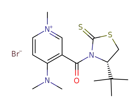 (S)-3-[(4-tert-butyl-2-thioxothiazolidin-3-yl)carbonyl]-4-(dimethylamino)-1-methylpyridinium bromide