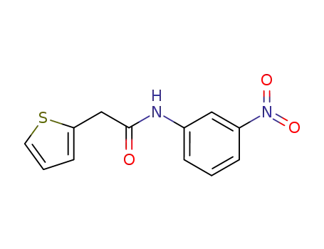 N-(3-nitrophenyl)-2-(thiophen-2-yl)acetamide