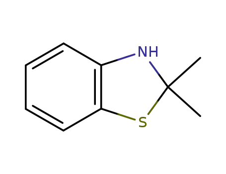 Molecular Structure of 25111-89-1 (Benzothiazole, 2,3-dihydro-2,2-diMethyl-)
