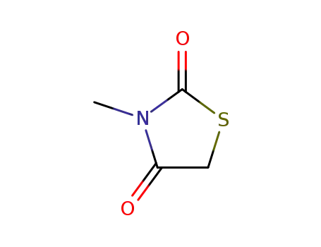 Molecular Structure of 16312-21-3 (3-METHYL-1,3-THIAZOLANE-2,4-DIONE)