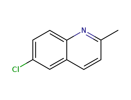 Molecular Structure of 92-46-6 (6-CHLORO-2-METHYLQUINOLINE)