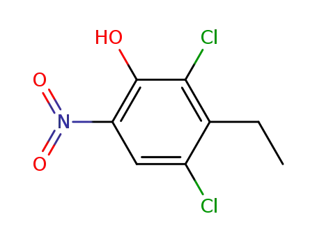 2,4-dichloro-3-ethyl-6-nitrophenol