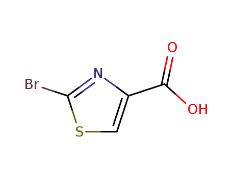 Molecular Structure of 5198-88-9 (2-Bromo-4-thiazolecarboxylic acid)