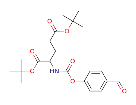 4-formylphenyloxycarbonyl-glutamic acid di-tertbutyl ester