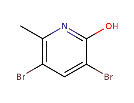 3,5-dibromo-2-hydroxy-6-methylpyridine
