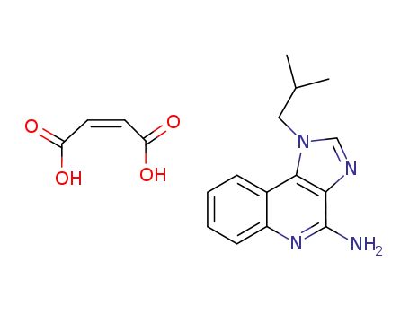 4-amino-1-isobutyl-1H-imidazo-[4,5-c]-quinoline maleate