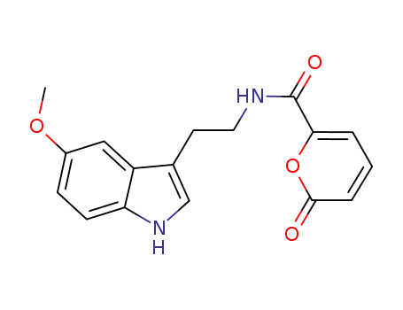 N-[2-(5-methoxy-indol-3-yI)-ethyl]-2-pyrone-6-carboxamide