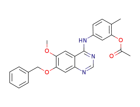 4-(3-acetoxy-4-methylanilino)-7-benzyloxy-6-methoxyquinazoline