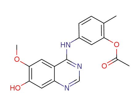 4-(3-acetoxy-4-methylanilino)-7-hydroxy-6-methoxyquinazoline