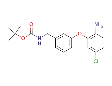 tert-butyl [3-(2-amino-5-chlorophenoxy)benzyl]carbamate