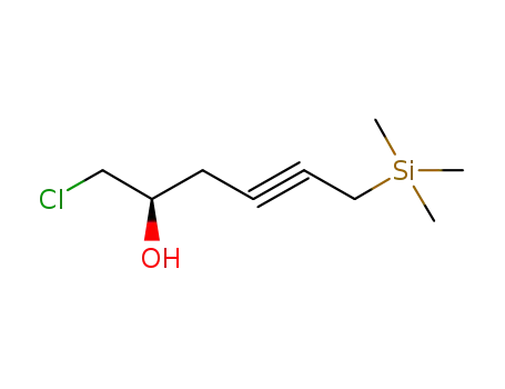 (R)-1-chloro-6-trimethylsilanyl-hex-4-yn-2-ol